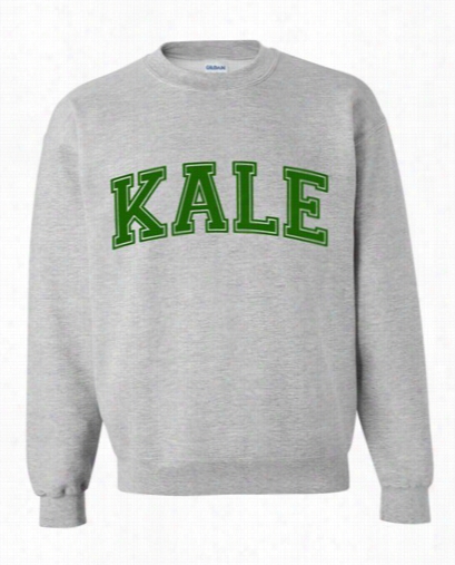 Kale- Kale Crew Neck Sweatshirt