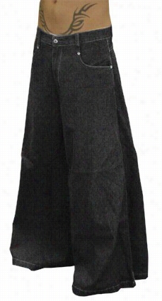 Kikear Jeans - Kikwear 42&quot; Severe Denim Pants (black)