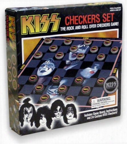 Kiss Rock -n- Roll Checkers