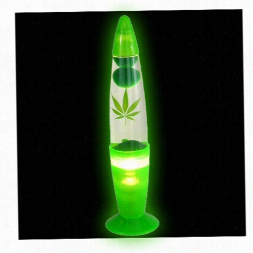 Marijuana Pot Leaf Lava Motion Lamp