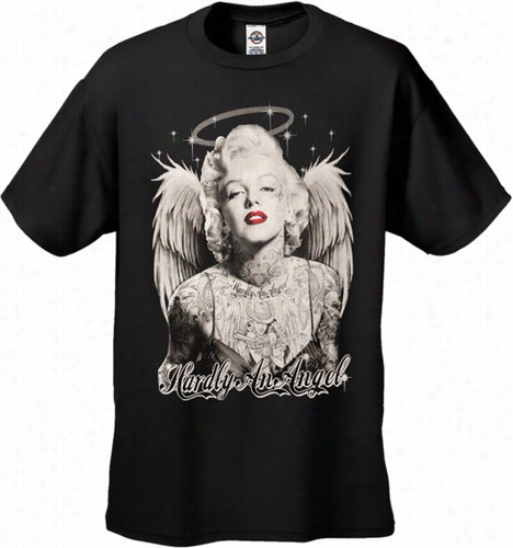 Marilyn Monroe &quot;hardly An Angel&quot; Men's T-shirt