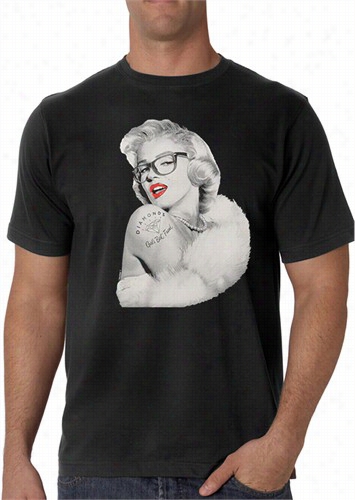 Marilyn Monroe Dimaonds Girl's Best Friend Men' S T-shirt