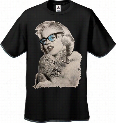 Marilyn Monroe Retro Tattoo Mnn's T-shirt