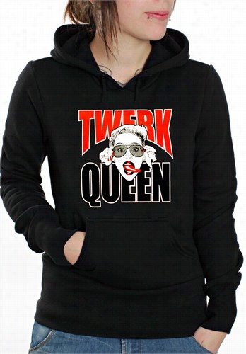 Miley Twerk Qeuen Adult Hoodie