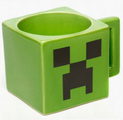 Minecraft Creeper Face Mug