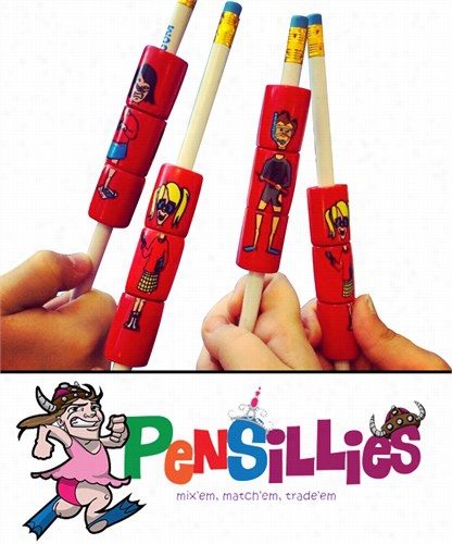 Pensillies  Silly Foam Pencil G Rips