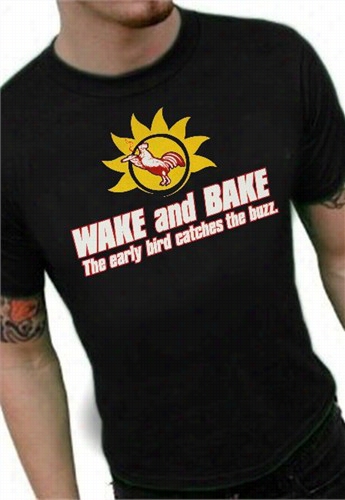 Pothead & Stoner Tres - Wake & Bake T-shirt