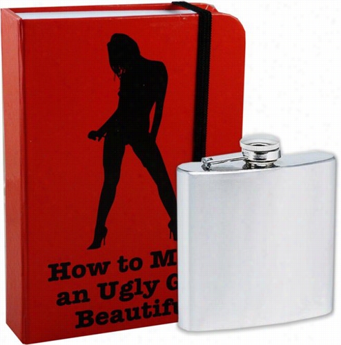 Secret Hiddden Flask N A Sexy Book