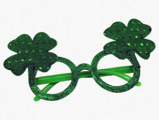 Shamrock Shenanigans Spafkling Sequin Shamrock  Glasses