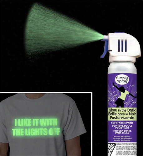 Plainly Spray - Glow In The Dark Fabric Paint