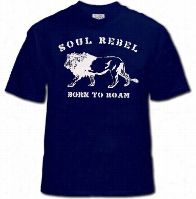 Soul Rebel Born To Roam Men's T-shirt (navu)