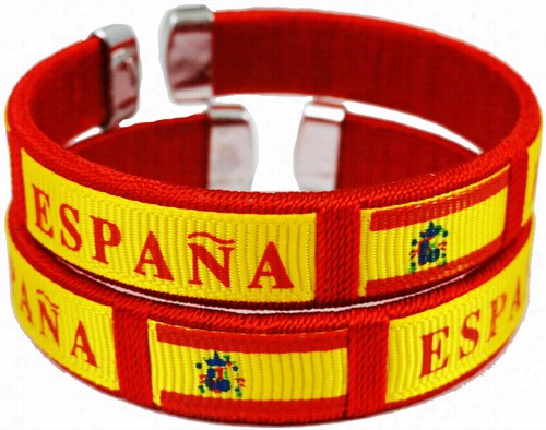 Spain International Flag Cuff Brace Let