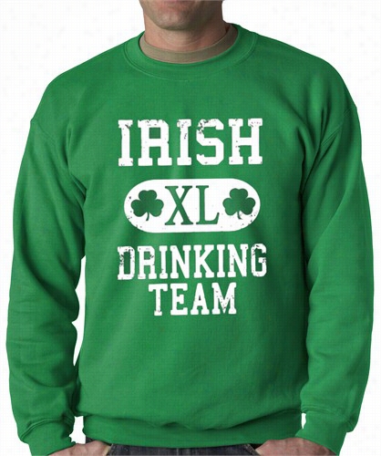 St. Patrick's Day Irish Drinking Team Adult Crewne Ck