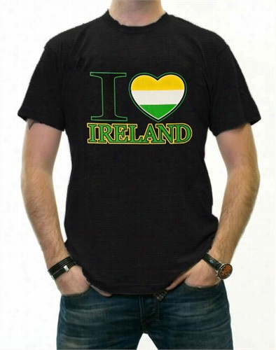 St. Patrick's Tees - I Love Ireland T-shirt