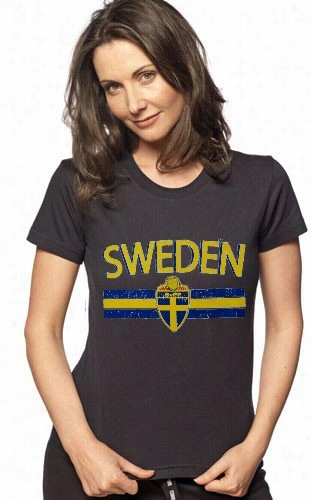 Sweden Vintage Buckler Internationaal Girls T-shirt