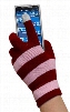 Texting Gloves - Pair of Gloves for Touch Screens (Two-Tone Pink)