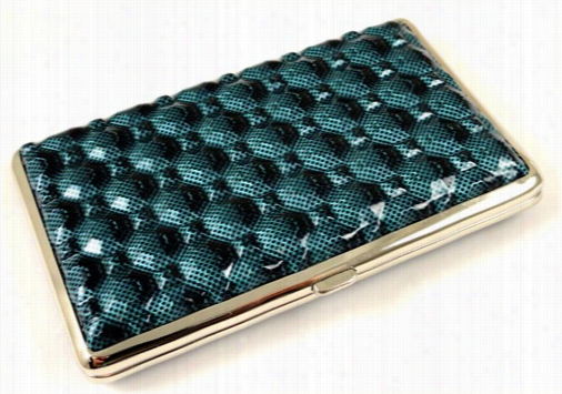 Turquoise G Em Cigarette Case (for Regular Size & 100's)