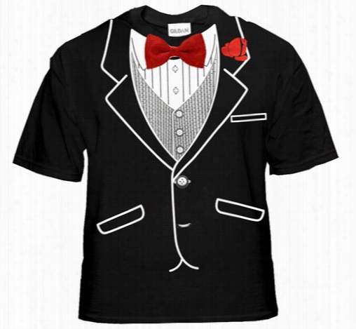 Tuxedo T-shirt - Mens All Occasion Formal Tuxedo T-shirt