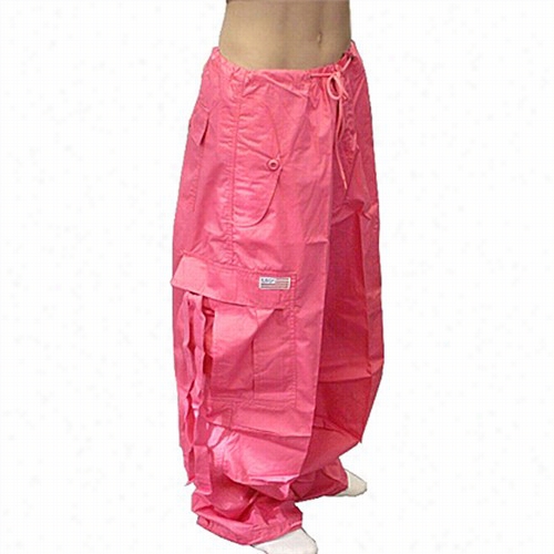 Unisex Basic Ufo  Pants (neon Pink)