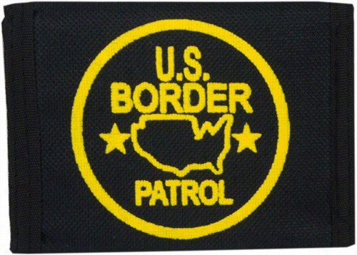 Us Border Patrol Canvas Wallet (black)