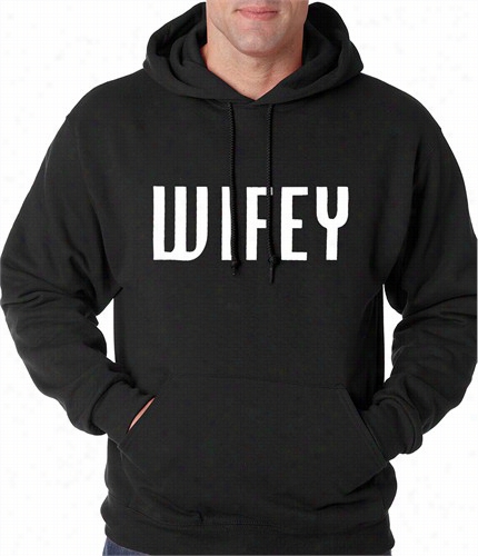 Wifey Adult Hoodie