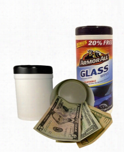 Armorall Glass Wipes Diversion Safe (wipes Included)