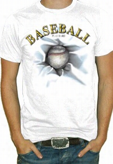 Baseball Play Hard T-shirt