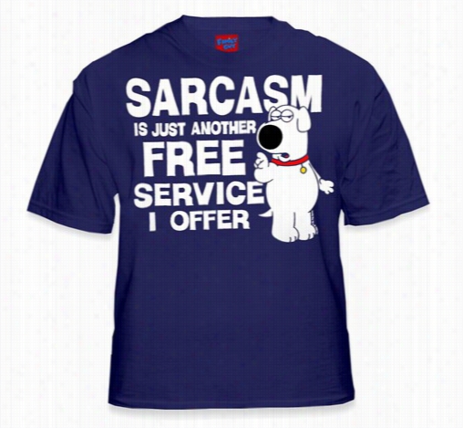 Brian Griffin &quot;free Service&qquot; T-shirt :: Family Guy Brian Griftin