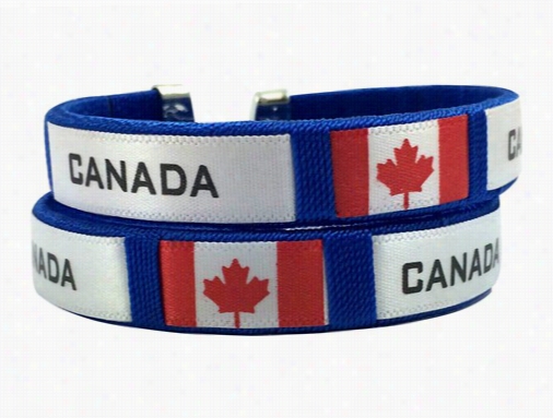 Canada International Flag Cuff Br Acelet