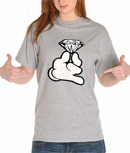 Cartoon Agency With Diamond Girl's T-shirt