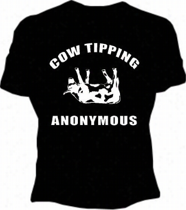 Cow Tipping Aanonymous Girls T-shirt