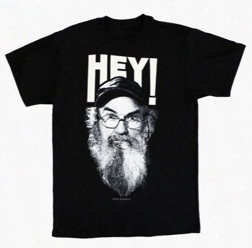 Duck Dynasty &quot;hey&quot; Men's T-shirt (black)