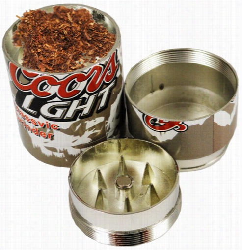 Herb Grinders - 4 Piece Beverage Can Herb Grinder