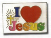 I Love Jesus Lapel Pin