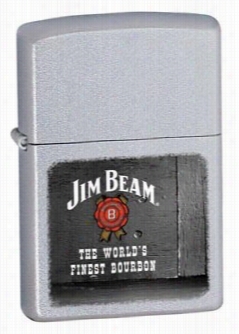 Jim Beam Rosette Chrome Zippo