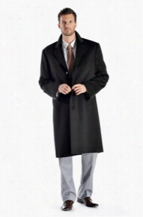 Kneel Ength Cashmere Blend Overcoatformen