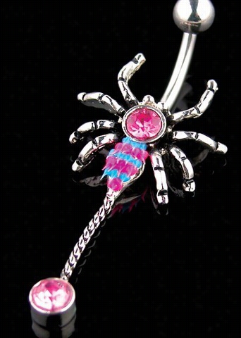 Navel Body Jewelry - Spider Navel Jewelry