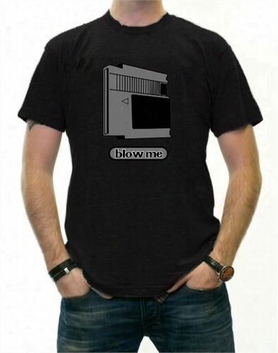 Nes Nintendo Cartridg Blow Me T-shirt