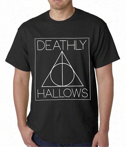 Official Ha Rry Potter Deathly Hallows Mens T-shirt