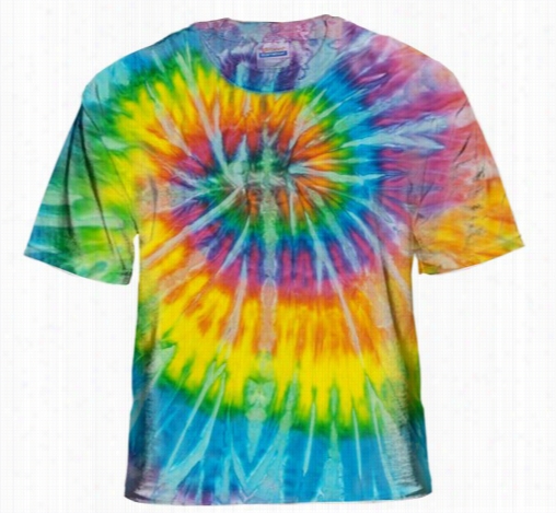 Prmium Hand Made Tie Dye T-shirt S- Citrus Tiedye T-shirt