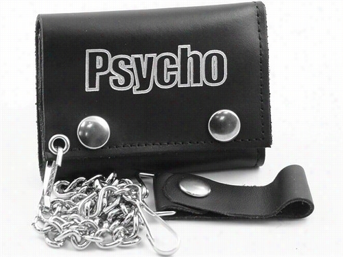 Psyc Ho Genine Leathe Dchain Wallet