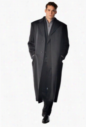 Pure Cashmere Full Length Overcoat In Portly Size In Quest Of Men