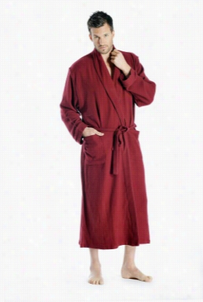 Pure Cashmere Quite Length Robe For Men