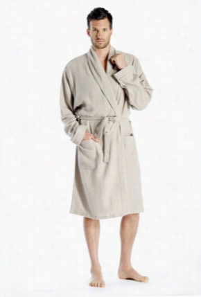 Pure Casmhere Knee Length Robe On Account Of Men