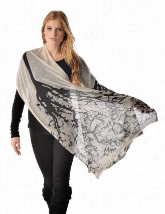 Pure Cashmere Rinted Shawl