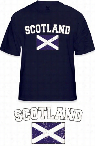 Scotland Vintage Fflag Internqtional Mens T-shirt