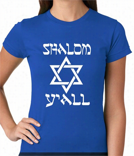 Shalom Y'all Ladies T-shirt