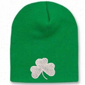 St. Patrick  Day Shamrock Winter Beaniee