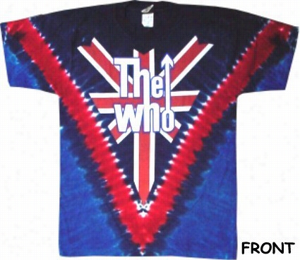The W Ho Tshirt - The Who Long Live Rock Tie Dye T-shirt