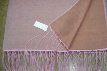 Two Tone Reversible Pashmina Wrap in Lavender and Brown